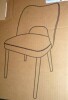 George Oliver Modern Upholstered Dining Chair with Solid Wood Legs, Dark Brown, New in Box $799 - 2