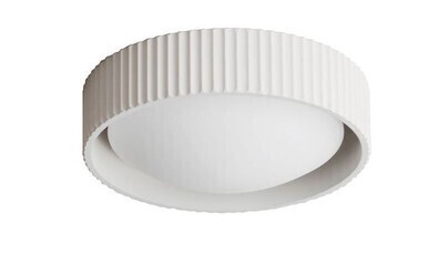 ET2 Lighting Souffle 1 - Light Flush Mount in Chaulk White New In Box $299