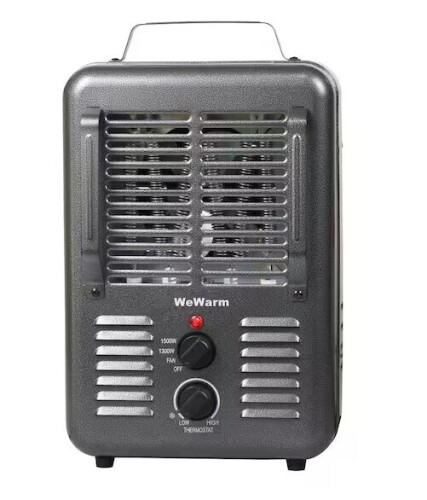 WeWarm DELUXE MILKHOUSE UTILITY HEATER New Shelf Pull On Working $79