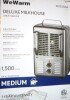 WeWarm DELUXE MILKHOUSE UTILITY HEATER New Shelf Pull On Working $79 - 2
