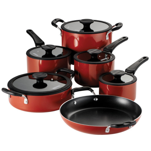 Tramontina Aluminum Non Stick 11 Pc Nesting Cookware Set $299