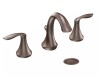 MOEN Eva&trade; Two Handle Widespread Bathroom Sink Faucet in Oil Rubbed Bronze (Valve Included) $399