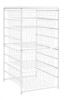 Everbilt 34.76 in. H x 17.13 in. W White Steel 5-Drawer Close Mesh Wire Basket New In Box $199