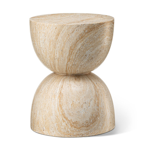 Brayden Studio&reg; Helissa 17.75" H MGO Hourglass Garden Stool New In Box $299