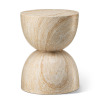 Brayden Studio&reg; Helissa 17.75" H MGO Hourglass Garden Stool New In Box $299