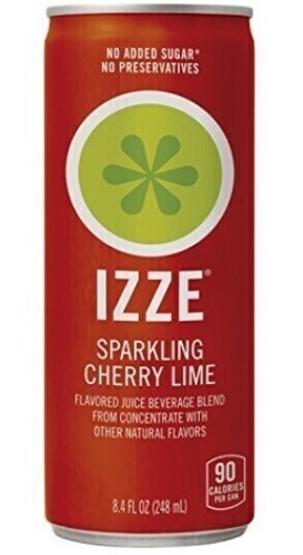 Izze, Cherry Lime Flavored, Sparkling Juice Beverage, 8.4 fl oz / Izze, Clementine Flavored, Sparkling Juice Beverage, 8.4 fl oz / Assorted