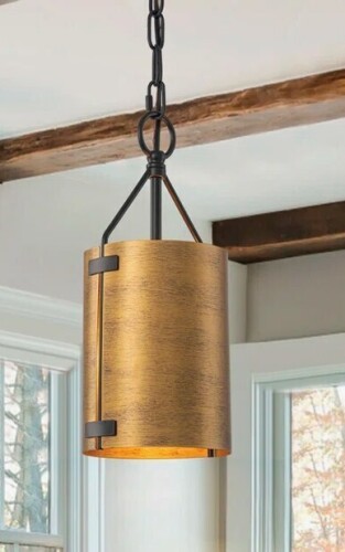 17 Stories Laliyah Single Light Dimmable Pendant Light $299