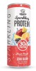 Genius Gourmet Fruit Punch Sparkling Clear 30g Protein Shakes - Non-Caffeinated 12 fl oz New Best by 3/2028