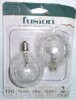 Fusion 2pk 25W Light Bulbs for Wax Warmers New in Box - 2
