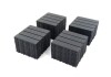 GOGEXX 1 ft. x 1 ft. Grey Plastic Interlocking Deck Tiles, 44 Pack Patio Deck Tiles, Square Waterproof Outdoor All Weather Use New In Box $299