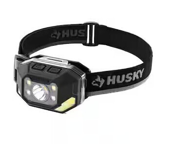 Husky 850 Lumens Dual Power LED Rechargeable Wide Angle Headlamp / Defiant 500 Lumens Flashlight Assorted $79