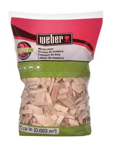 Weber Firespice All Natural Apple Wood Smoking Chips 3L New