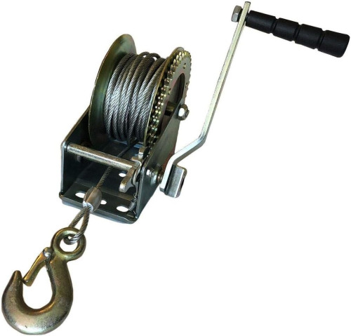 Professional EZ Travel Collection Cable Winch Hand Crank Winch (2,000 LBS Rated) New In Box $99