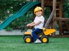 CAT Construction Toys, Play and Ride Transforming Steel Dump Truck - Ride On or Classic Play - Real Working Dump Bin - Ideal for 18 months $99