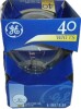 GE 40W 410 Lumens 3 1/8 Inch Warm Look Medium Base Vanity Light Bulb New In Box - 2