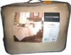 Madison Park Beige Landcaster Microsuede Pleated Comforter Set King 7pc, Hypoallergenic, Farmhouse Style New In Box $299 - 2