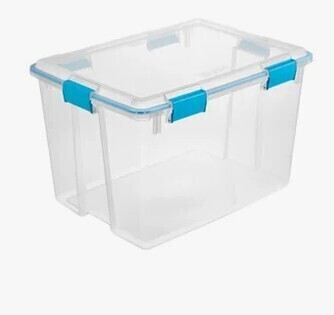 Sterilite 37qt Plastic Storage Bin Container with Lid New