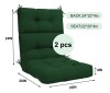 August Grove&reg; High Back Chair Cushion, Outdoor Seat Back Cushion, Indoor Rocking Pads For Patio, Waterproof Fade Resistant New In Box $199