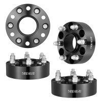 VEVOR Wheel Spacers, 2" 6"x5.5" Wheel Adapters, 6 Lug Forged Spacer, 78.1 mm Bore Hubcentric M14 x1.5 Studs Spacers, Fit for 1984-2018 Chevrolet, GMC, and Cadillac, 4 PCS Black New In Box $199