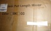 Ebern Designs 60 X 33 Inch for Each Piece,(2 Pieces Set) Home Gym Mirror Large Full Body Mirror For Yoga, Frameless Wall Miror New In Box $399 - 2