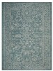 Courtyard Collection 8 X 10 ft. Turquoise CYB8680 Indoor/ Outdoor Waterproof Easy Cleaning Patio Backyard Mudroom Area Rug New Shelf Pull $399