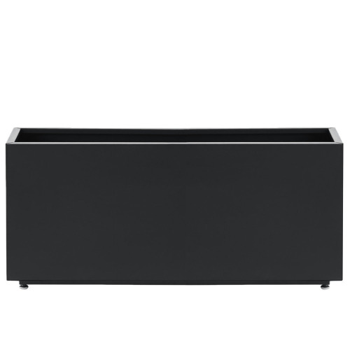 17 Stories 40"W x 12"D x 16"H, Black Rectangular Metal Planter Box with Drainage Holes, All-Weather Outdoor Plant Container for Patio, Yard, or Balcony, Block Series, Span Planter New Open Box $299