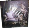House of Hampton&reg; Lilac Couch Adorned With Gilded Accents - Lilacs Wall Art, 30" H x 30" W x 1" D New In Box $199 - 2
