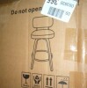 Red Barrel Studio&reg; 26" Upholstered Faux Leather Counter Height Barstool With Walnut Back & Bentwood Legs, Mid Century Modern Bar Chair Island Stools For Kitchen Counter, Beige PU New in Box $299 - 2