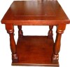 Willy Brown Cherry Square Wood Veneer End Table $299 - 2