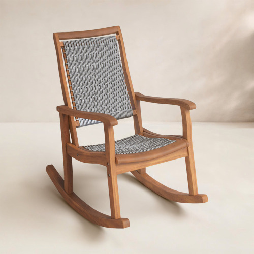 Birch Lane&trade; Arnot Rocking Solid Wood Chair New In Box $399