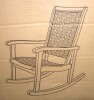 Birch Lane&trade; Arnot Rocking Solid Wood Chair New In Box $399 - 2
