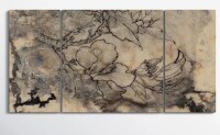Etta Avenue&trade; Tattooed Floral I 3-Piece Painting Print New In Box $299