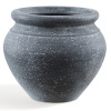 August Grove&reg; 16" Tall 18.5" Dia Round Plastic Planter Pot with Drainage Hole, Imitation Marble Texture, Lightweight Weather-Resistant, Jar-Style Planters for Indoor/Outdoor Use New In Box $299