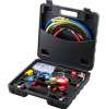 VEVOR 4 Way AC Gauge - AC Manifold Gauge Set for R134A R22 R12 R410A Refrigerant, Freon Gauges with 5ft Hoses, Couplers, Can Tap Works on Car Auto Freon Charging and Evacuation New In Box $199