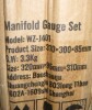 VEVOR 4 Way AC Gauge - AC Manifold Gauge Set for R134A R22 R12 R410A Refrigerant, Freon Gauges with 5ft Hoses, Couplers, Can Tap Works on Car Auto Freon Charging and Evacuation New In Box $199 - 2