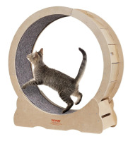 VEVOR Cat Exercise Wheel, Large Cat Treadmill Wheel for Indoor Cats, 35.8 inch Cat Running Wheel with Detachable Carpet and Cat Teaser for Running/Walking/Training, Suitable for Most Cats New In Box $199
