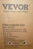 VEVOR Stair Climbing Cart, Heavy-Duty Hand Truck Dolly 375 lbs Load Capacity, Foldable Stair Climber Hand Trucks with Adjustable Handle, All Terrain Cart for Stairs with 10 Wheels New In Box $199 - 2