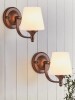 Orren Ellis Versatile Armed Wall Sconces (Set of 2) New In Box $199