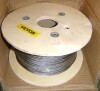Vevor 500 ft. x 1/8 in. Cable Railing 1700 lbs. Loading T316 Stainless Steel Wire Rope with 7x7 Strands for Deck Stair New in Box $199 - 2