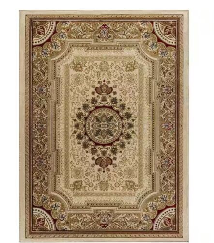 Tayse Rugs Sensation Oriental Ivory 8 ft. x 11 ft. Indoor Area Rug, New $499