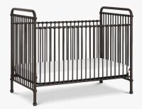 Namesake Abigail Greenguard Gold Certified Adjustable Height Convertible Crib, Vintage Iron, New in Box $799