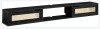 Walker Edison Destin Modern Rattan Flip-Down-Door Wall-Mounted Floating TV Stand for TVs up to 65 Inches, 58 Inch, Black New in Box $299