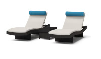RST Brands Portofino Comfort 3 -Piece Wicker Patio Conversation Set (Cushions Sold Separately) New in Box $1299