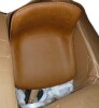 George Oliver Faux Leather Modern Low Back Counter Stool $399 - 2
