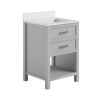 DHP Maine 24" Bathroom Vanity with Top, Gray, New in Box $399