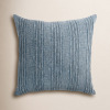Birch Lane&trade; Kara Striped Cotton Reversible Throw Pillow, 22" x 22' -Gray Striped / Blue Striped New In Box Assorted $199 - 2