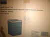 Seville Classics Natural Water Hyacinth Handwoven Lidded Laundry Hamper New In Box $79 - 2