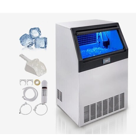 VEVOR Commercial Ice Maker, 265lbs/24H, Ice Maker Machine, 126 Ice Cubes in 12-15 Minutes, Freestanding Cabinet Ice Maker with 88lbs Storage Capacity LED Digital Display, for Home Office Restaurant New in Box $1499