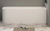 KDK HOME 59" x 29" Freestanding Bathtub Left Drain Acrylic Soaking Tub with Pop up Drain & Overflow KH-6LW-1500 New in Box $1899