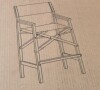 Laurel Foundry Modern Farmhouse Joseph Patio 25.75&rdquo; Seat Height Folding Acacia Wood Counter Stool New in Box $399 - 2